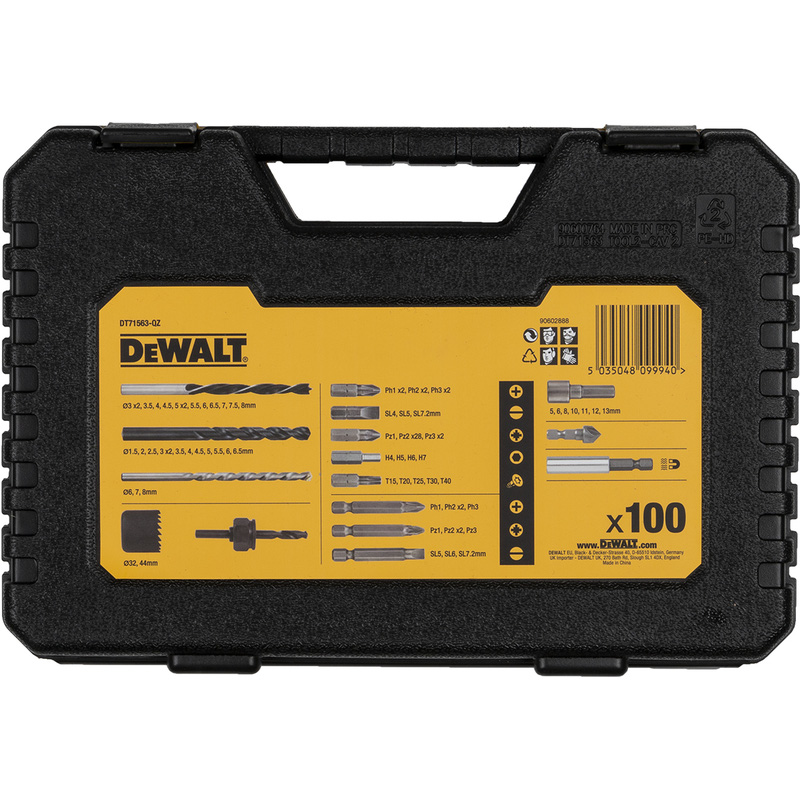 DeWALT DT71563-QZ accessoire set 100-delig