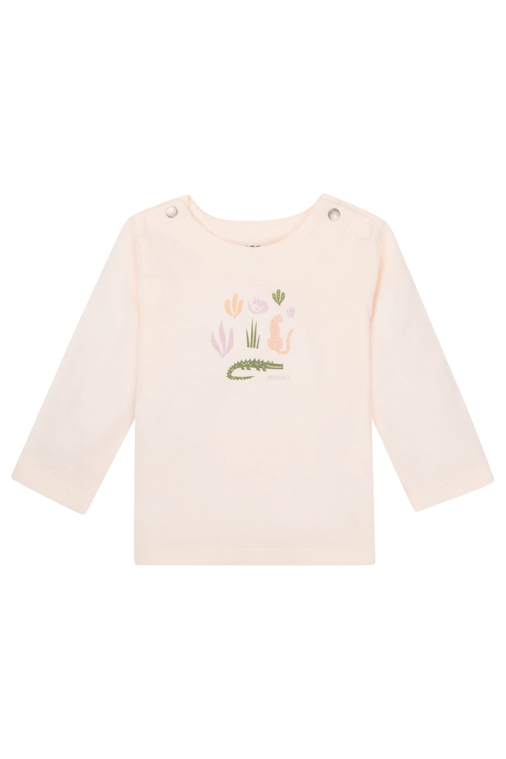 Noppies Baby Langarmshirt Omro Whisper White