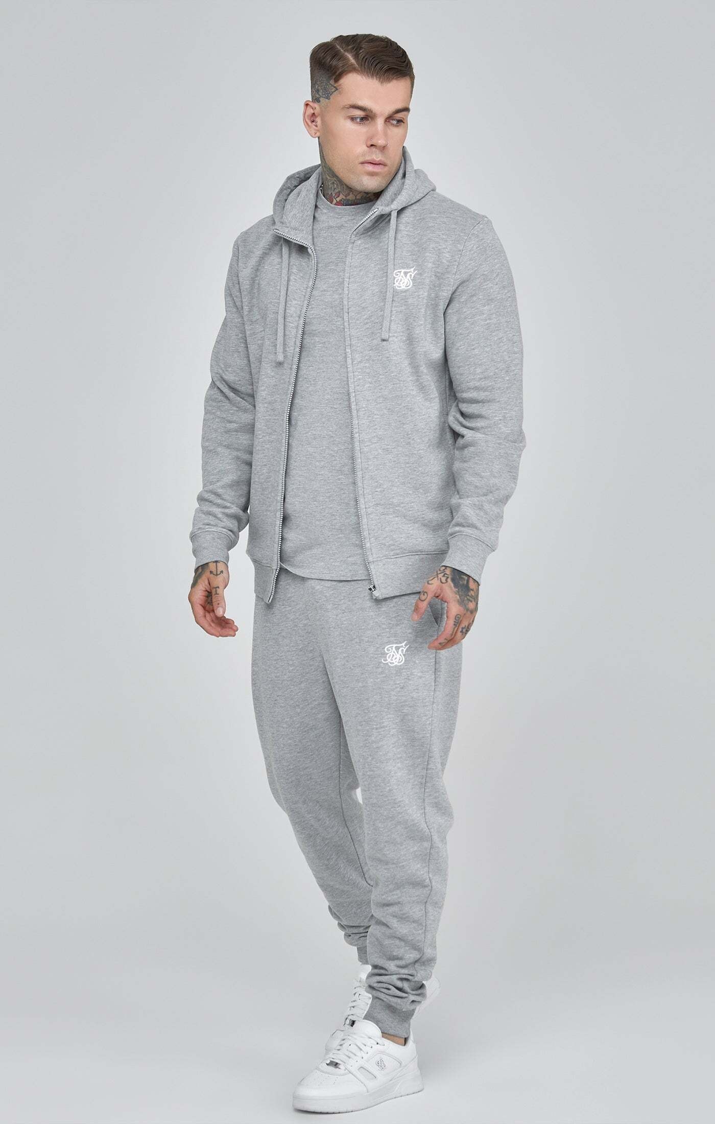 Siksilk Trainingskapuzenpullover »Siksilk Sweatjacken Essentials Full Zip Hoodie«