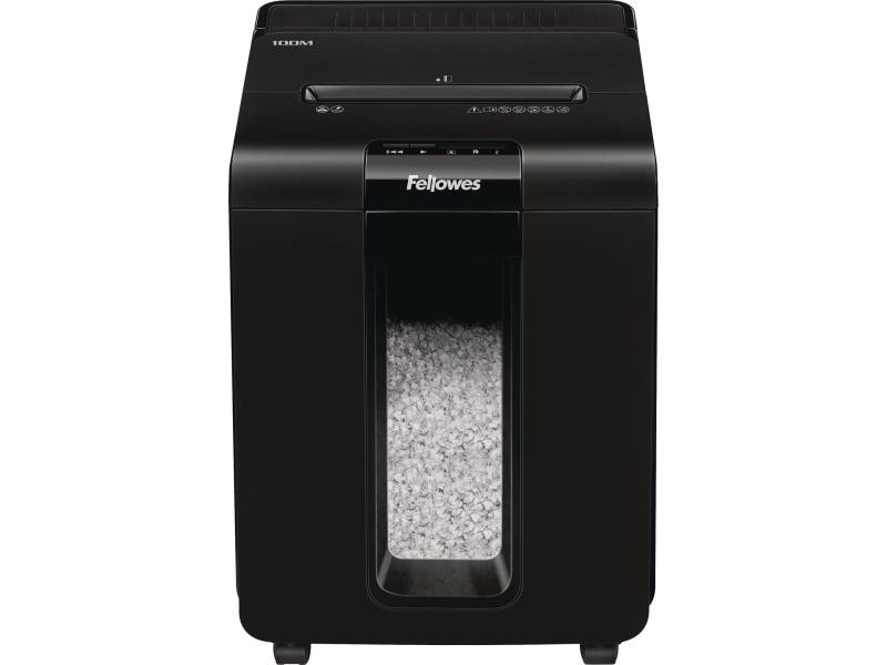 Fellowes Aktenvernichter AutoMax 100M P-4, 100 Seiten Aktenvernichter mit Mini-Partikelschnitt für Heimgebrauch oder kleines Büro