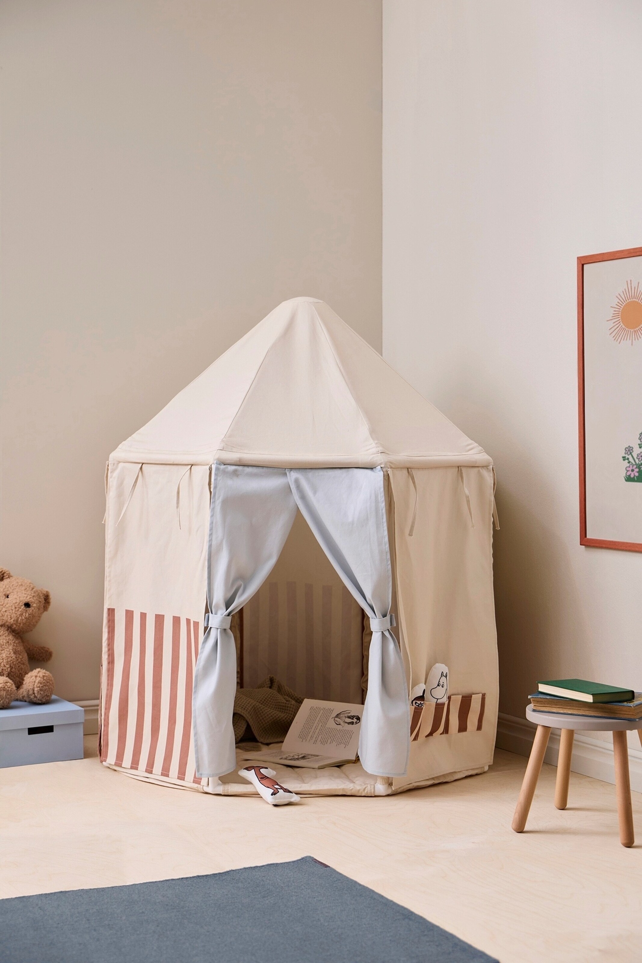 Kids Concept Pavillon Zelt Mumin mit Figuren