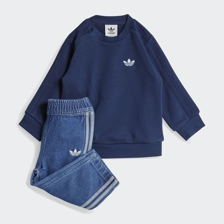 Adidas Original Ensemble haut ras-du-cou Denim Enfants