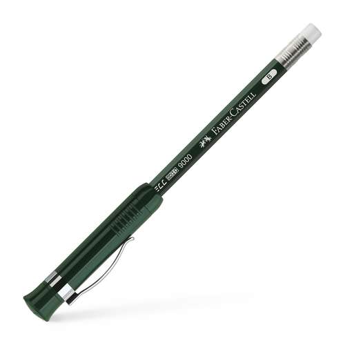 FABER-CASTELL Bleistift CASTELL® 9000 PERFECT mit integriertem Spitzer