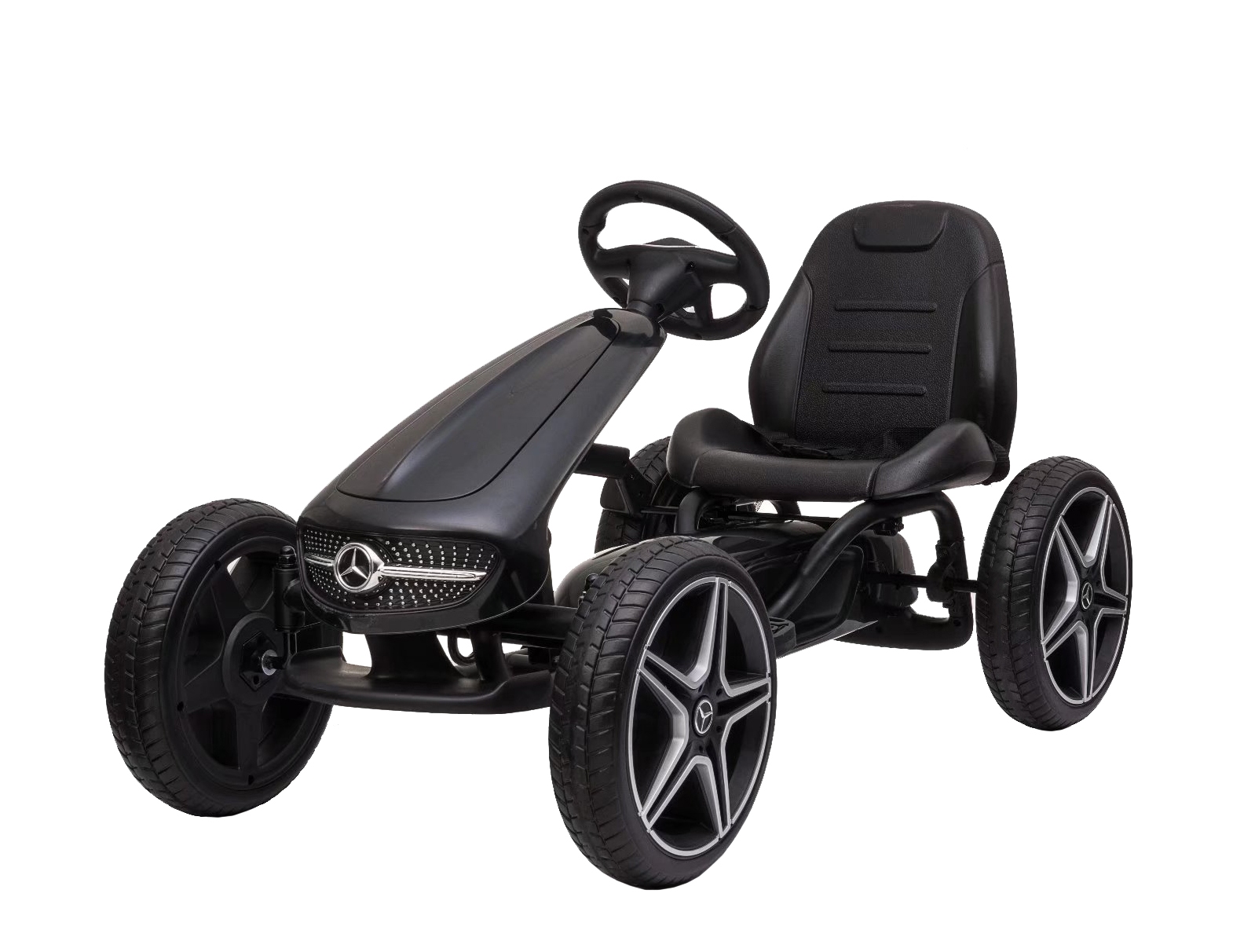 Go Kart Kinder Mercedes schwarz