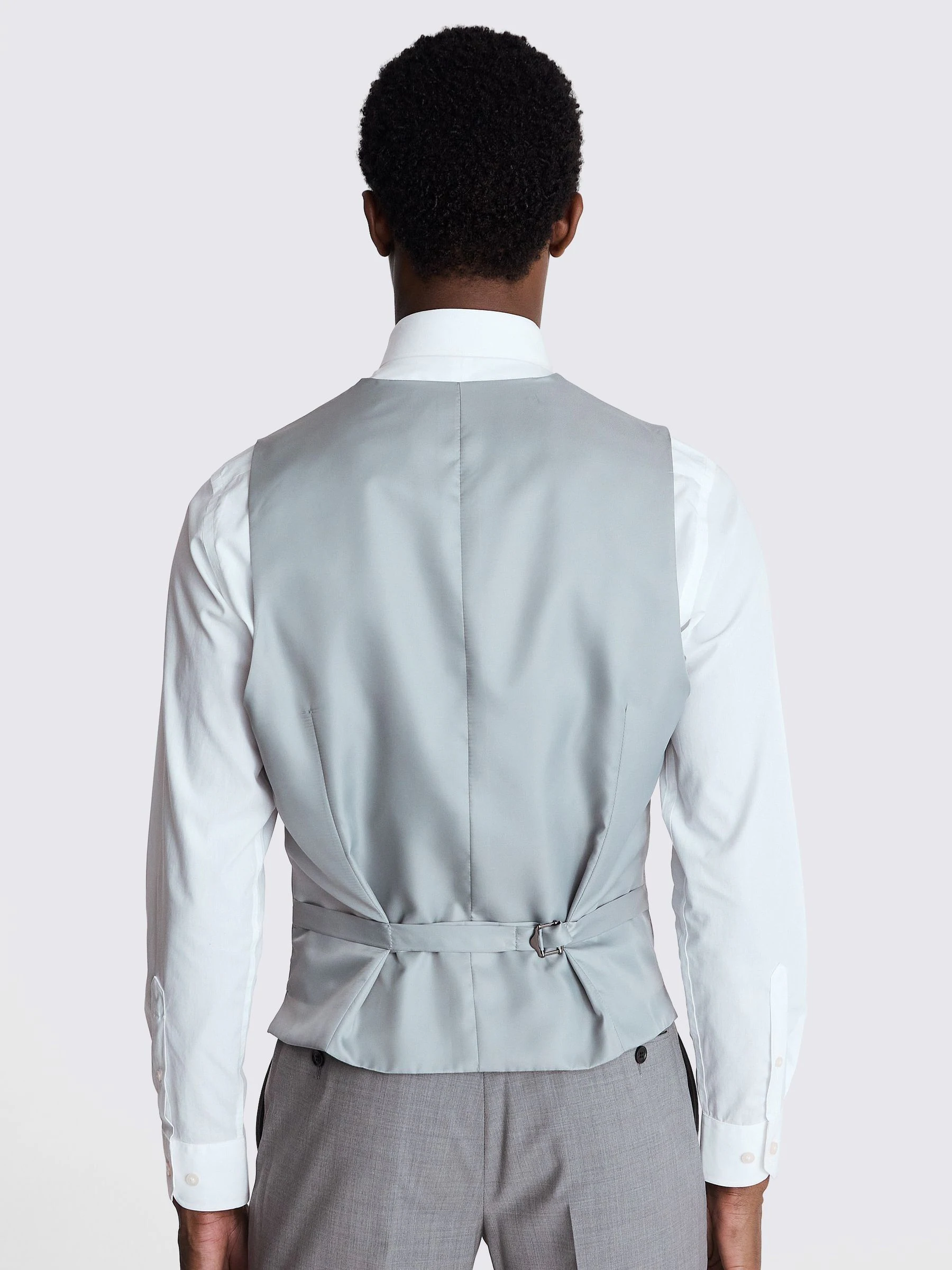 Lichtgrijs - MOSS Performance gilet op maat