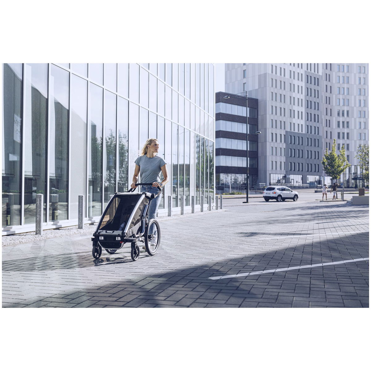 THULETHULE   Chariot LITE Double alu/agave