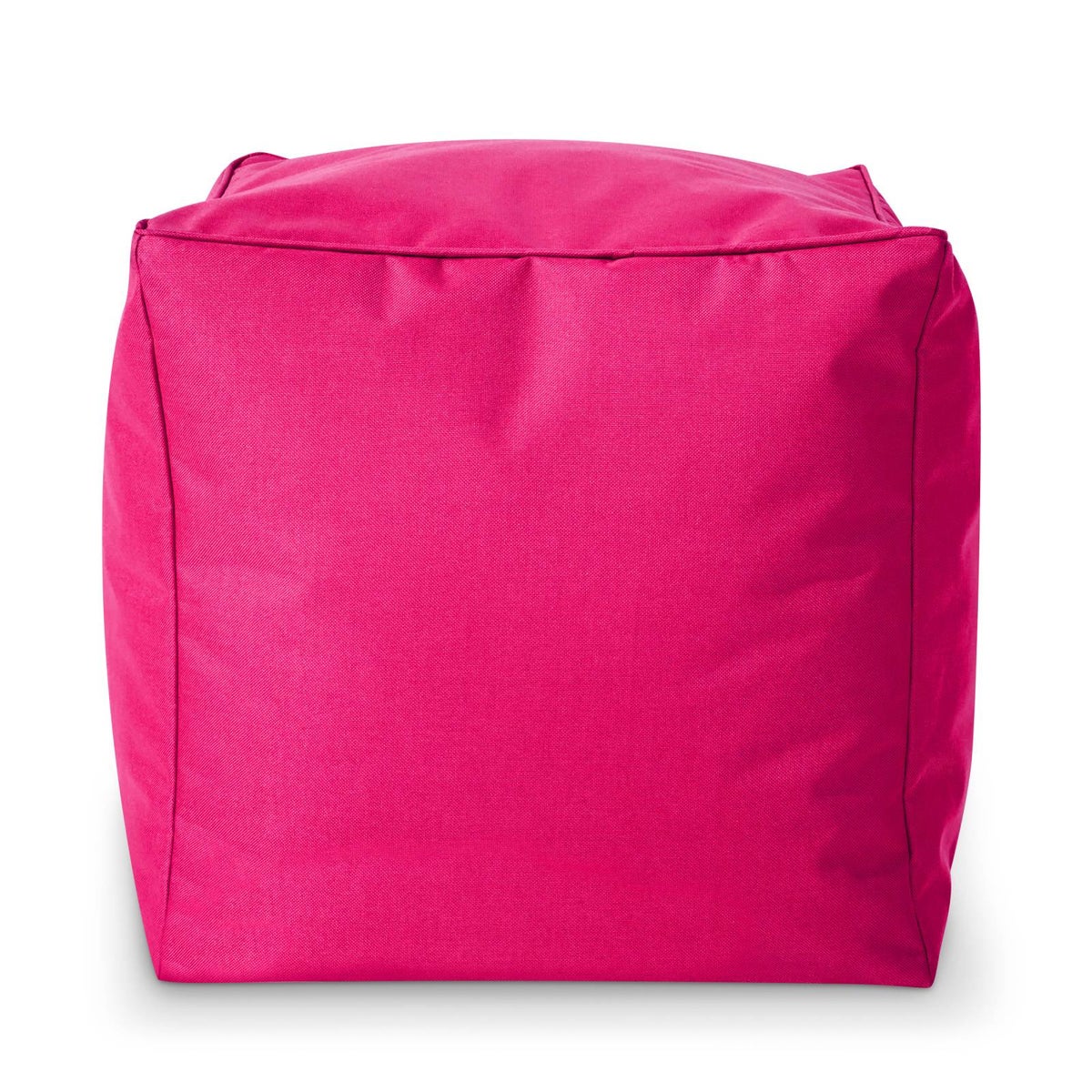 Groene Bonen Zitzak Kruk 40x40x40cm met EPS-korrelvulling - Voetenbank Voetkussen Zitpoef voor Zitzakken - Vloerkussen voor Kinderen en Volwassenen - Voetsteun Zitkussen Zitkruk Roze