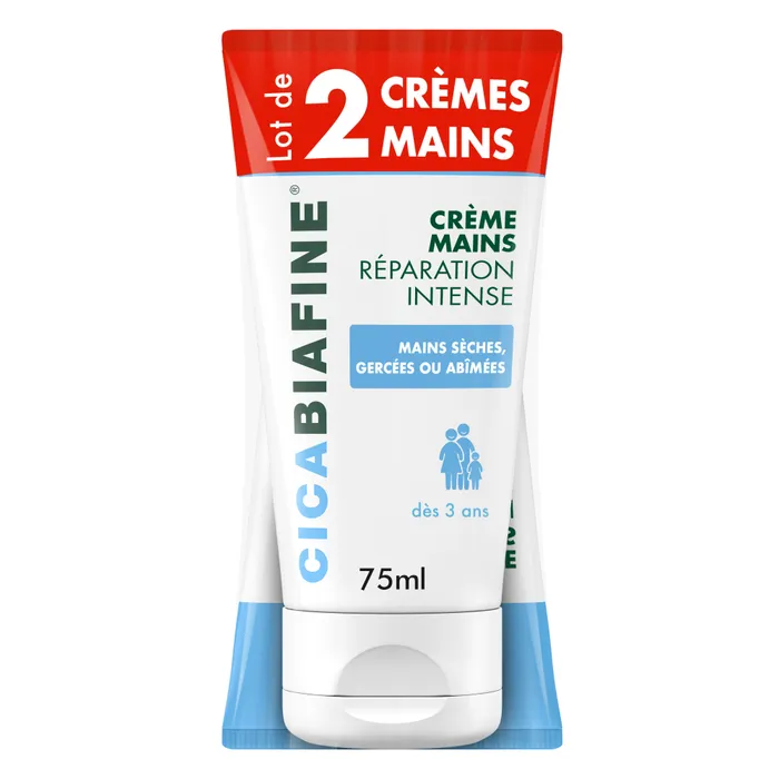 Duo Crème Mains Réparation Intense - 2x75ml