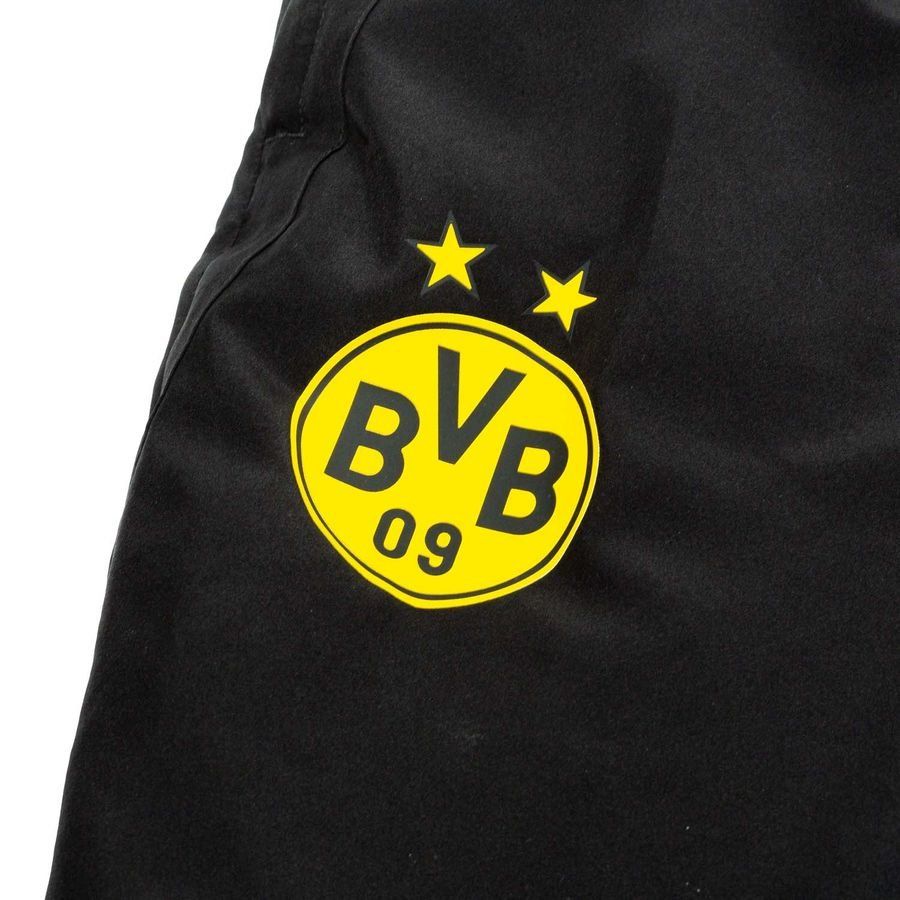 Dortmund Bas de Survêtement Avant-Match Woven - Noir/Faster Yellow