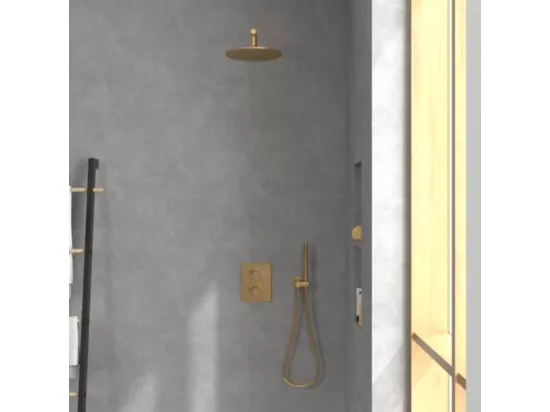 Douche de tête VILLEROY ET BOCH Universal ronde Or brossé