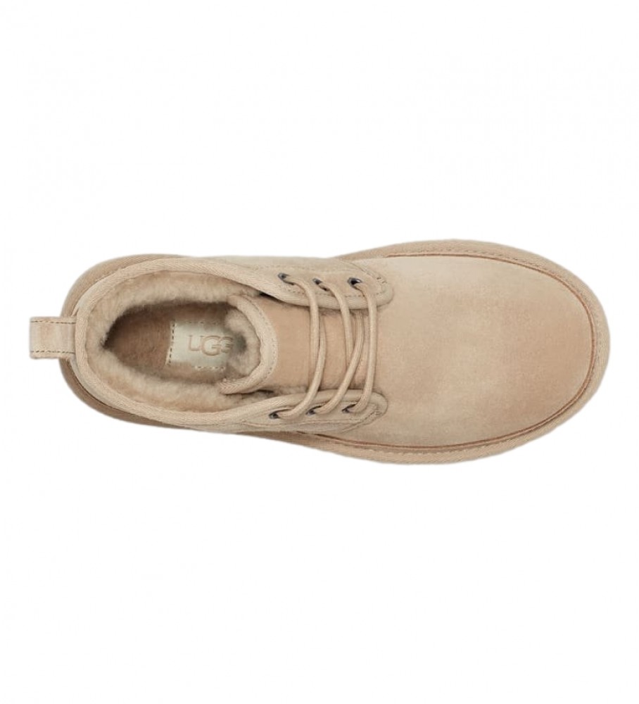 Botas de tornozelo UGG W Neumel em couro bege