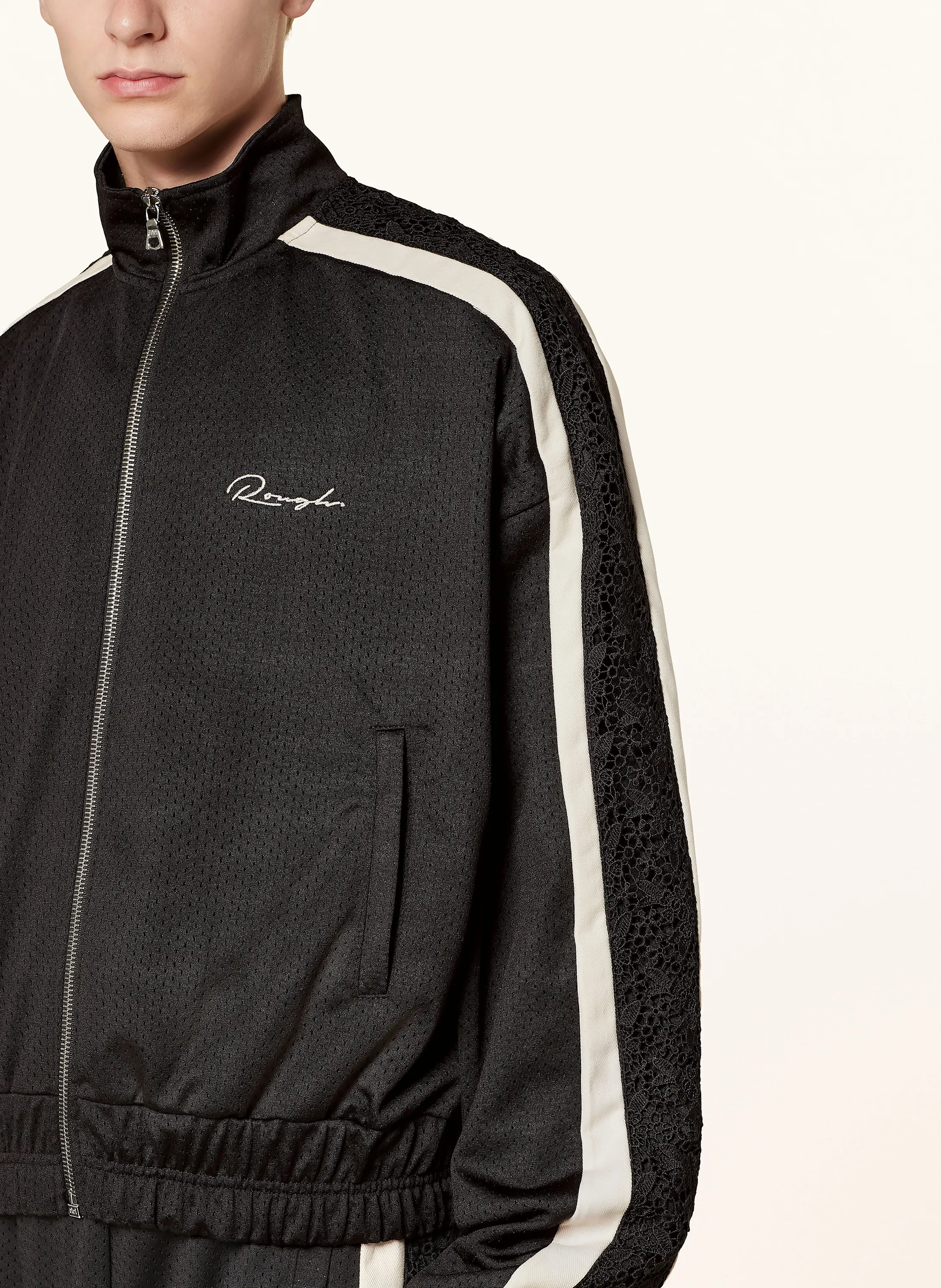 rough. Blouson mit Spitze