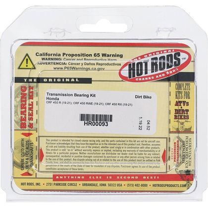 Kit roulement de boîte de vitesse Hot Rods