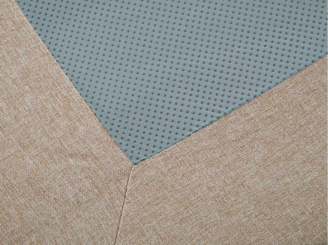 Sommier déco tapissier 140 x 200 cm déhoussable - Beige - ISANI de YSMÉE