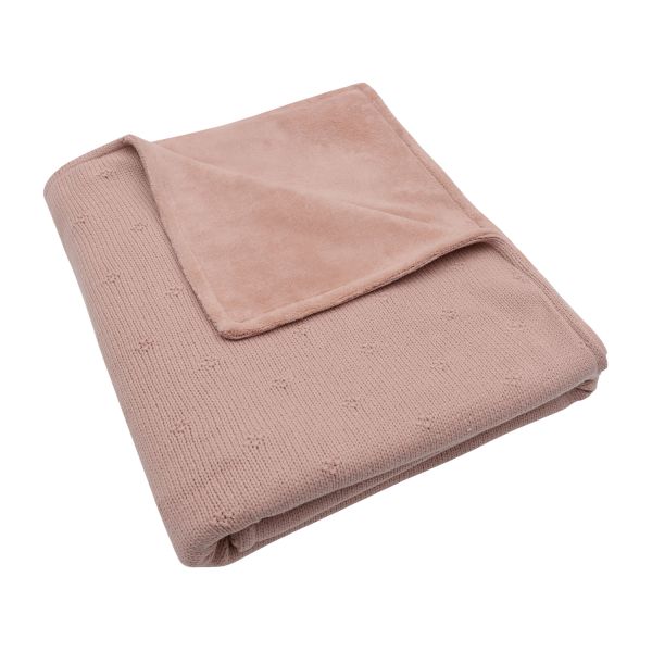 Jollein Cosy Knit - Ledikantdeken - 100 x 150 cm - Velvet - Sea Green