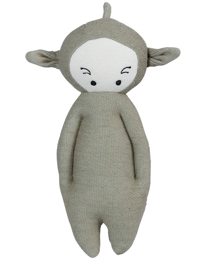 Stoff-Rassel DRACHE in olive