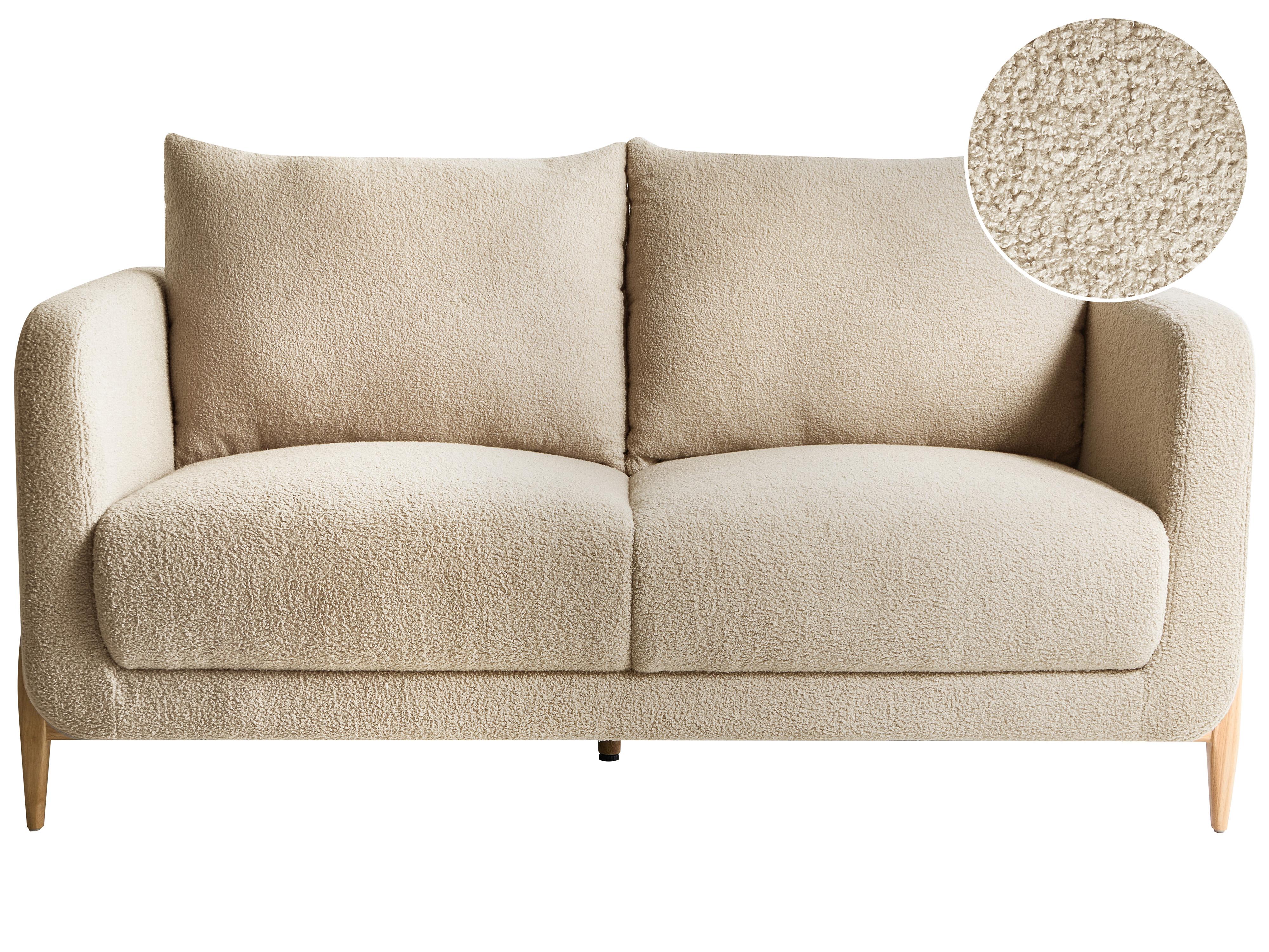 Bank 2-zits GIMO Bouclé Beige