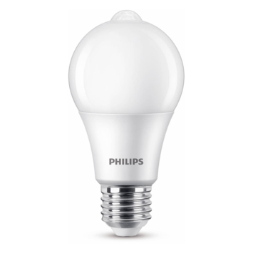 Philips LED peer E27 60W bewegingssensor mat niet dimbaar