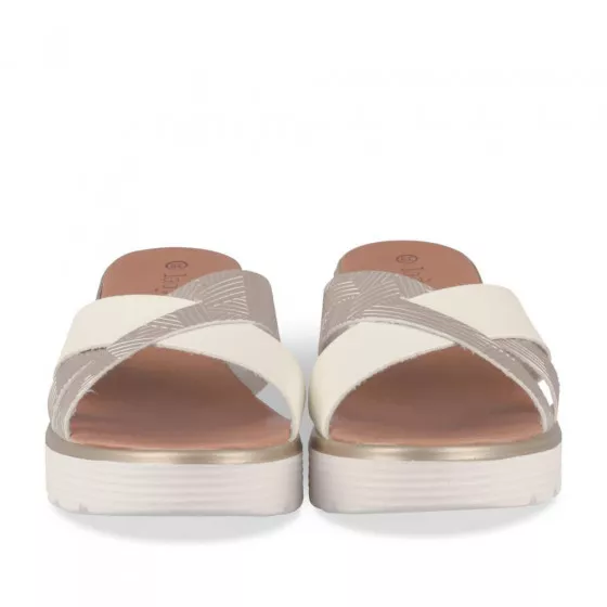Mules BLANC LADY GLAM