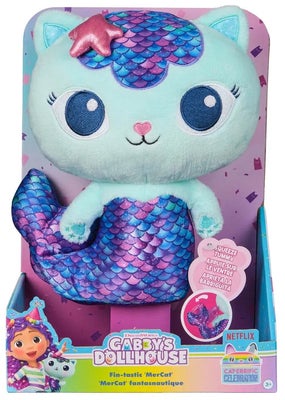 Gabby's Dollhouse Deluxe Kosedyr MerCat 25 cm