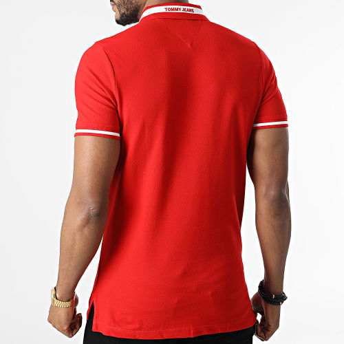 Polo Manches Courtes Tipped Stretch 2220 Rouge