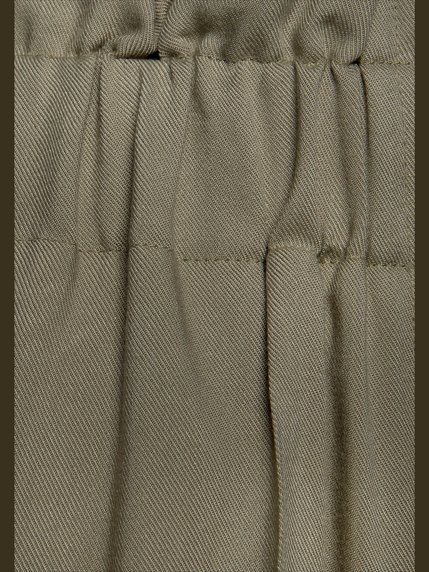 Pantalon paperbag léger avec ceinture élastique