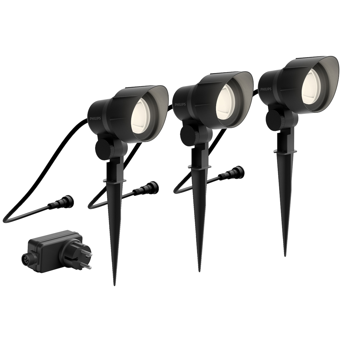Philips GardenLink LV Spot sett for hagebelysning 24W 3-pakning