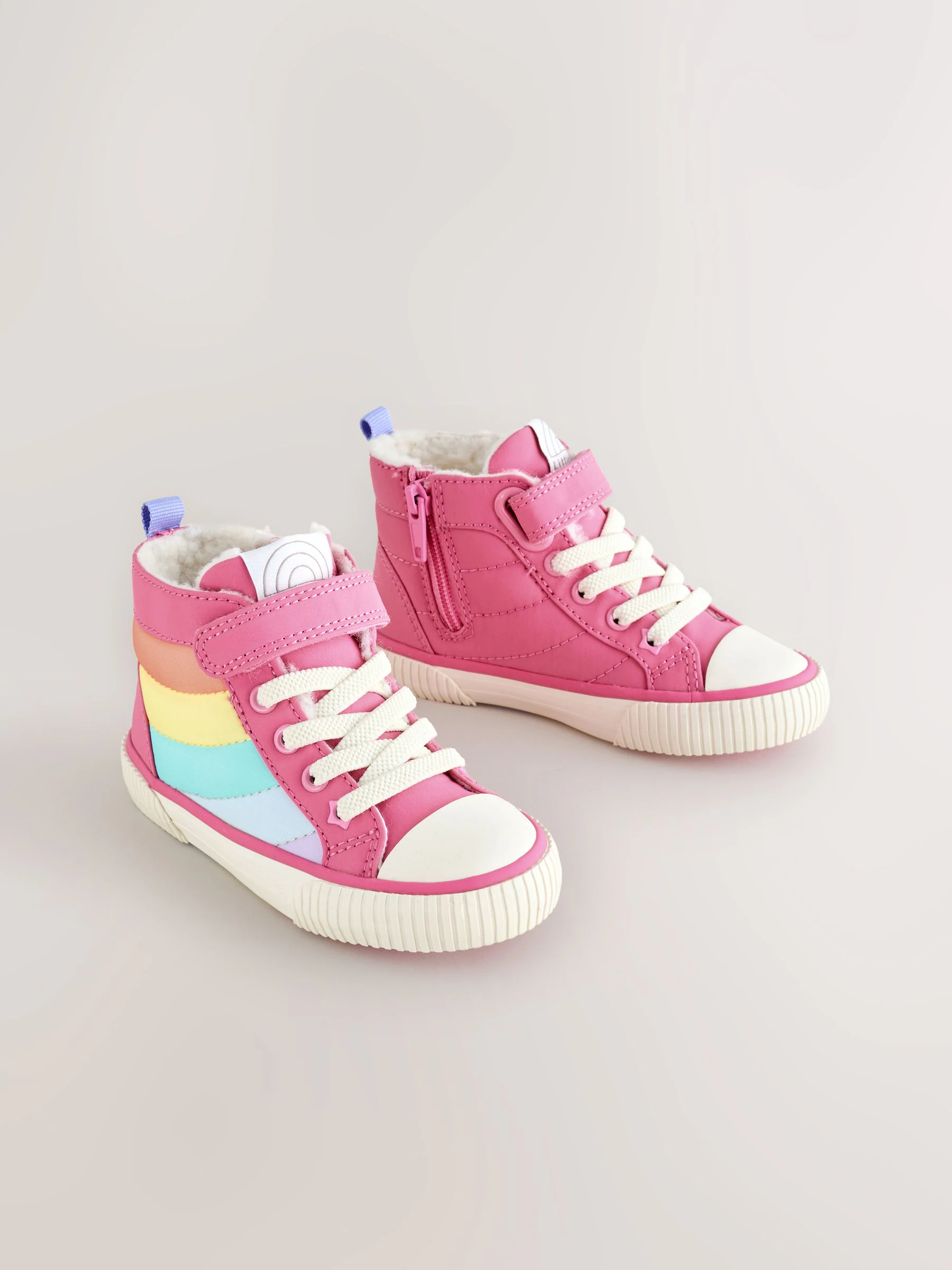 Little Bird by Jools Oliver Padded Hi-Top Trainers