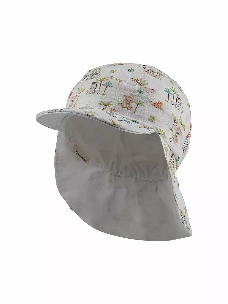 STERNTALER Baby Wende Schirmmütze weiss