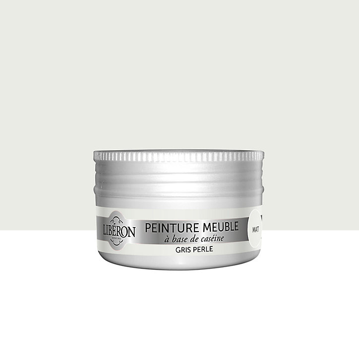 Peinture à base de caséine meubles Libéron gris mat 75ml