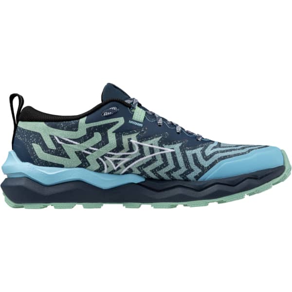 Chaussure trail MIZUNO WAVE DAICHI 8 W DUSTY JADE GREEN/WHITE/RIVER BLUE