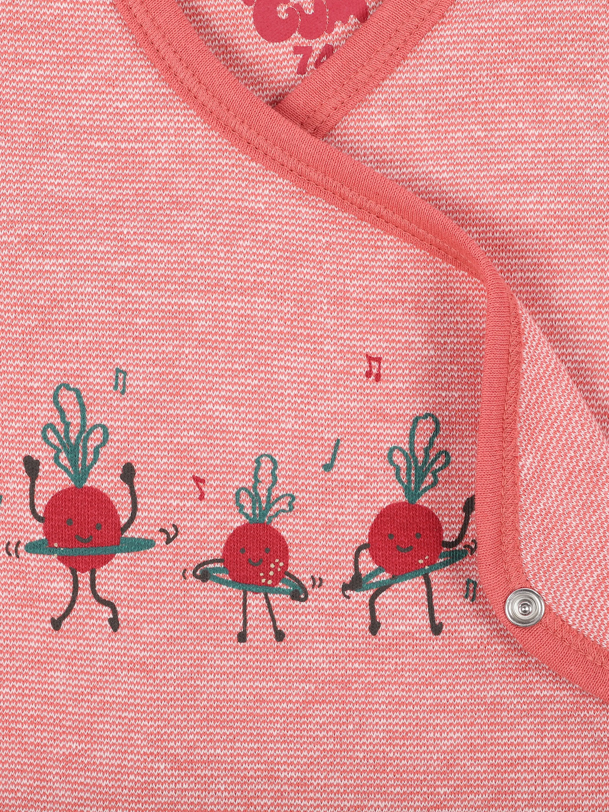 Baby Mädchen Wickelshirt mit Print