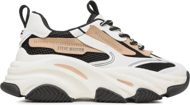 STEVE MADDEN Possession-E tan Zwart Kunststof Lage sneakers Dames