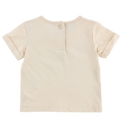 Noa Noa miniature T-Shirt - Elfenbein m. Blumen