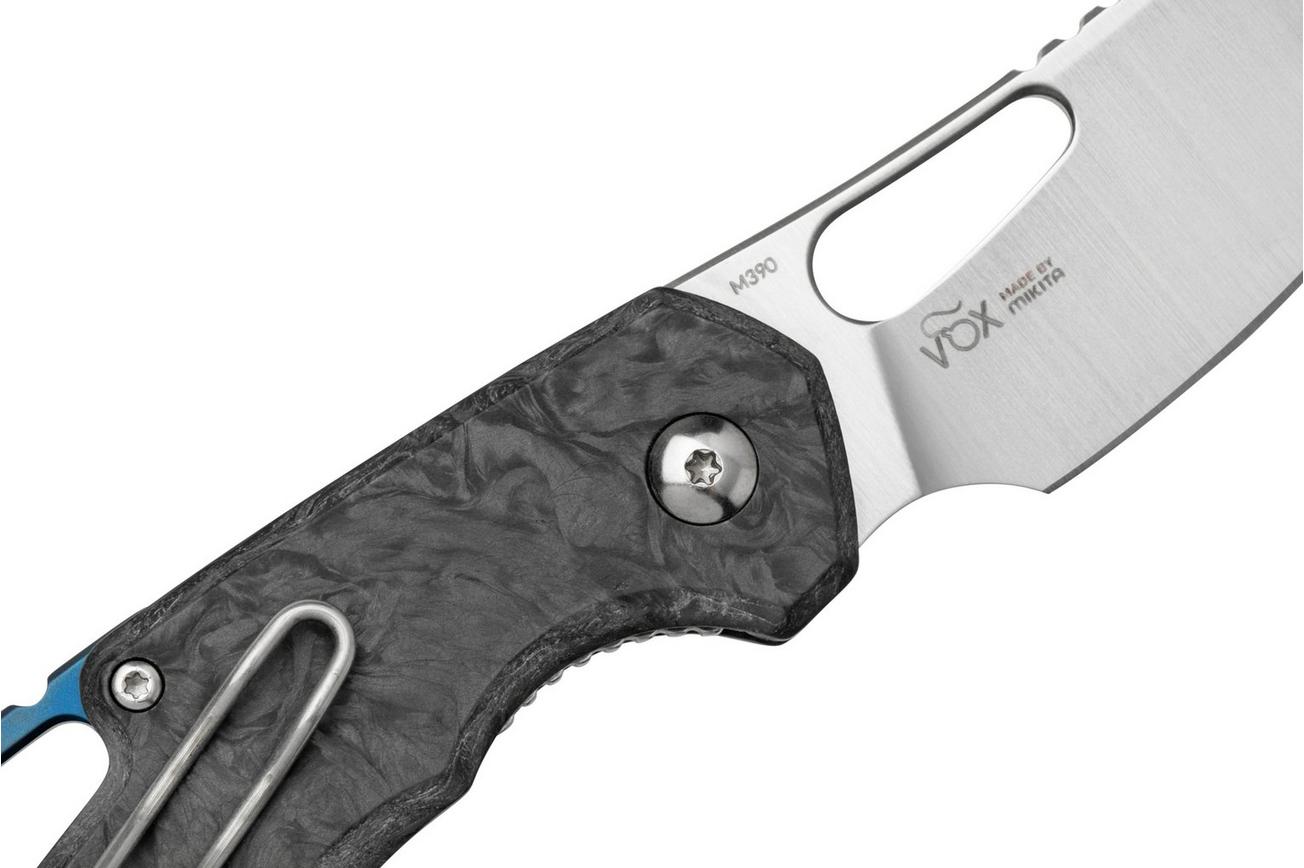 MKM Isonzo FX03M-2CM Cleaver Marble Carbon Fiber zakmes, Jesper Voxnaes design