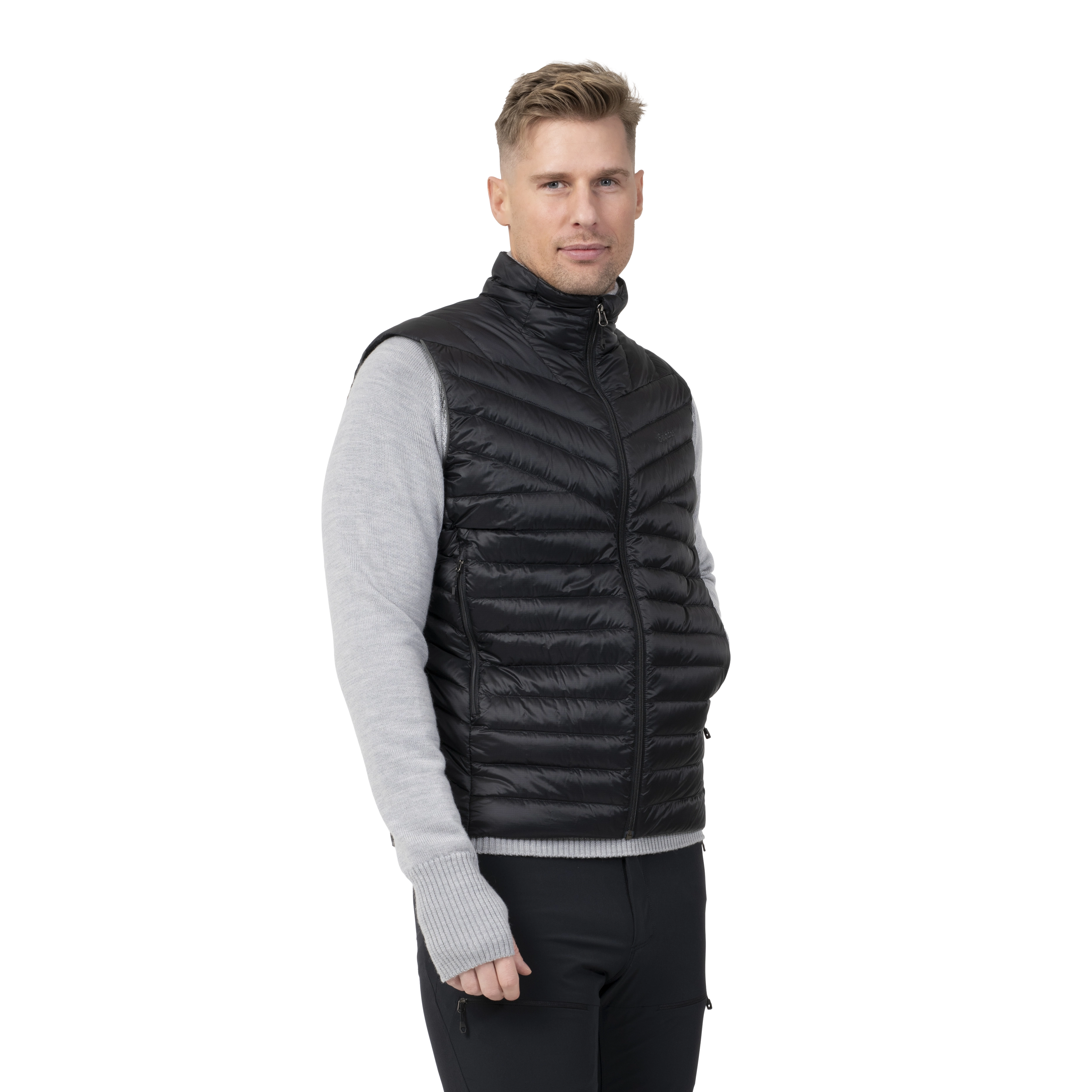 Rabot Light Down Vest Men Black