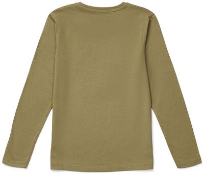 Luca & Lola Abel Langermet T-Shirt 2-pack, Grey Melange/Brown