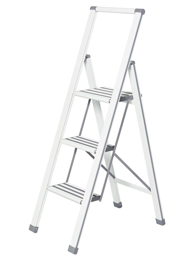 Trittleiter aus Aluminium, klappbar, 3 XXL-Stufen