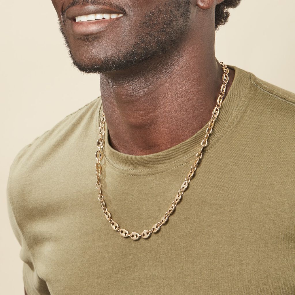 Collier William Plaqué Or Jaune