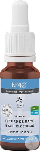 Fleurs de Bach Mélanges Bio N°42 Confiance Gouttes 20ml