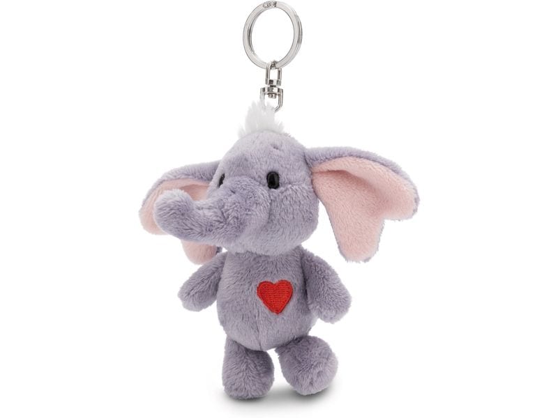 Nici Green Schlüsselanhänger Love Elefant Dunkelgrau Schlüsselanhänger aus Plüsch