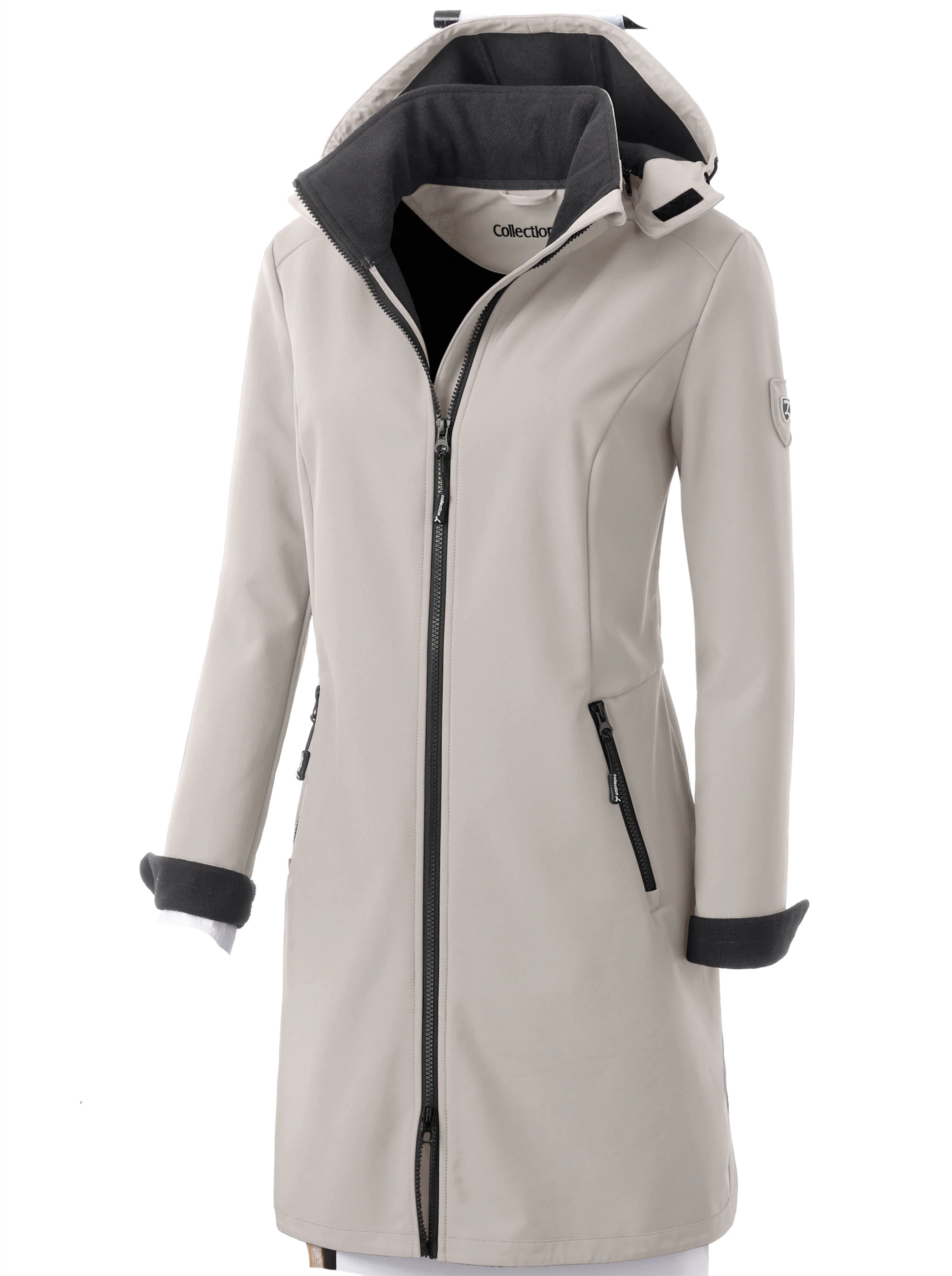 Softshelljacke in stein