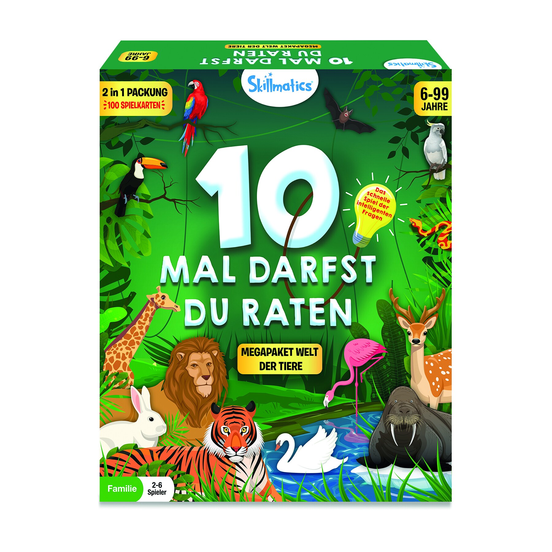 Skillmatics 10 Mal darfst du raten Welt der Tiere Megapaket