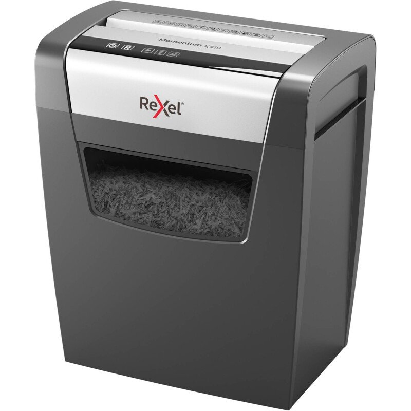 Destructeur Rexel Momentum X410 - coupe croisée