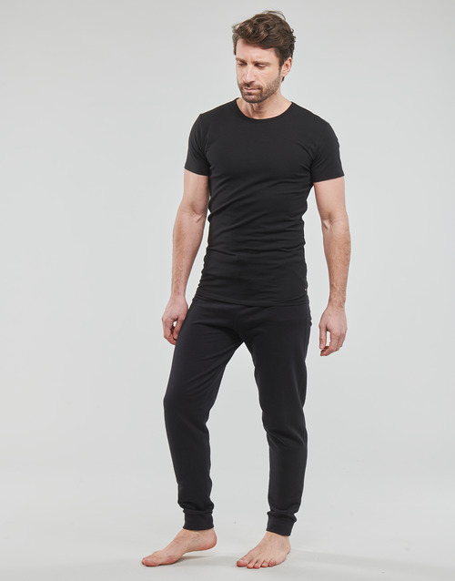 Tommy Hilfiger - STRETCH CN SS TEE 3PACK X3 - Noir / Noir / Noir