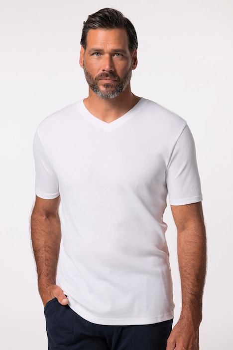 JP 1880 Unterhemd, Ärmel, Rippjersey, V-Ausschnitt, bis 8 XL