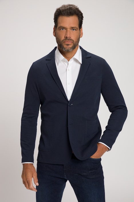 Jersey-Sakko Nizza FLEXNAMIC®, Business, Baukasten, Reverskragen, bis 8 XL