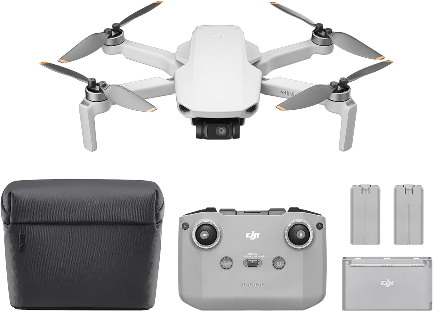DJI Mini 4K, Drone Caméra 4K UHD, Moins de 249 g, Stabilisation de la Nacelle à 3 Axes, Transmission Vidéo sur 10 km, Retour Auto, Résistance au Vent, Temps de Vol max. de 31 min, C0, QuickShots