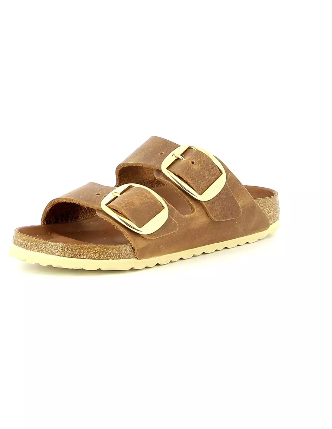 BIRKENSTOCK ARIZONA BIG BUCKLE - Mules & sabots Cognac