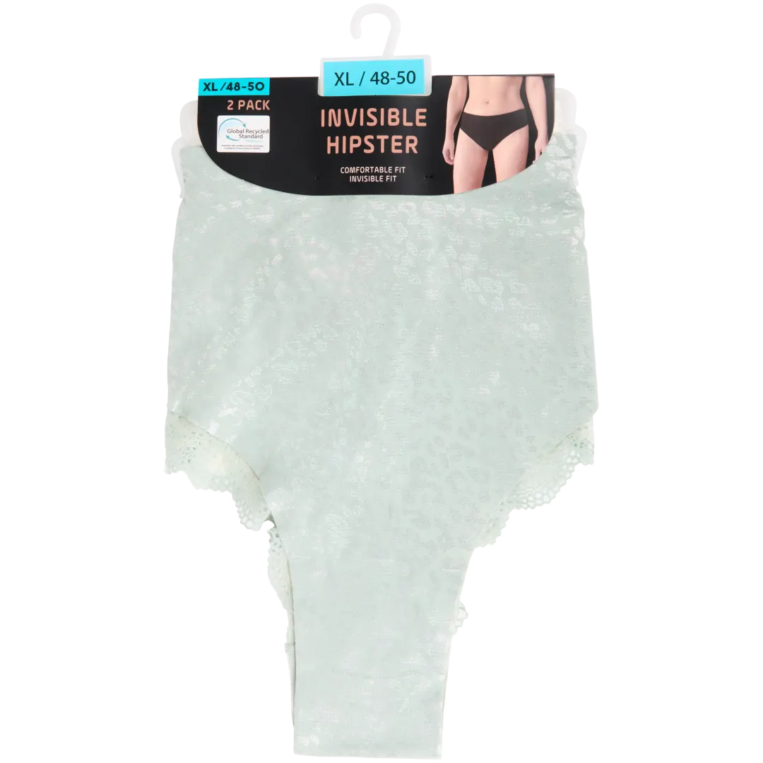 Naadloze slips Maten S - XL | 2 stuks | diverse kleuren
